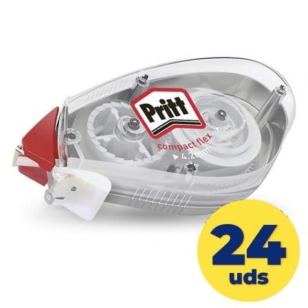 Pritt Compact Flex Corrector Roller 4,2 mm x 10 m (Caja de 24 unidades)